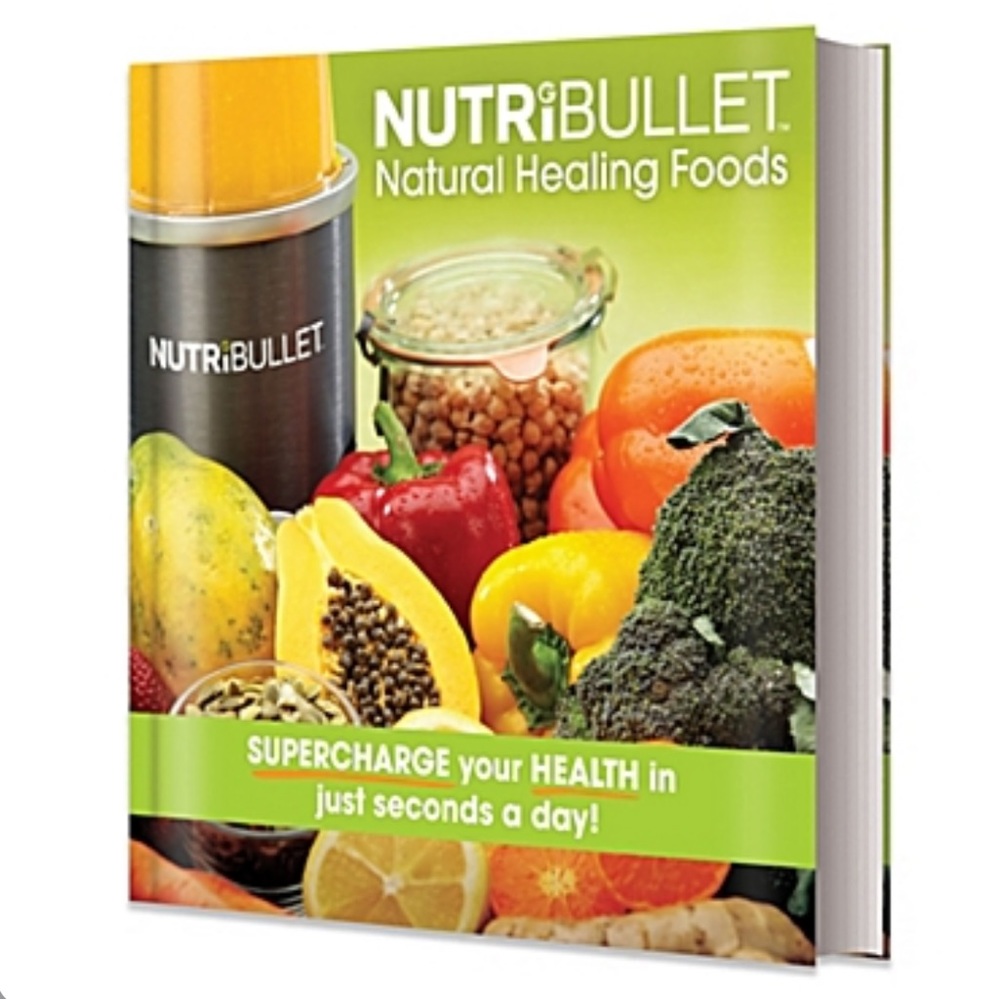 NutriBullet Natural Healing Food Book Cookbook Healthy Smoothie Diet Weight loss